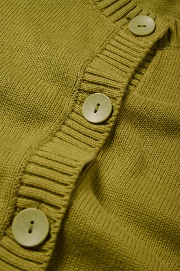 Damen - Strickjacke - grün