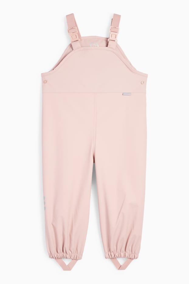 Bambine - Pantaloni impermeabili - rosa