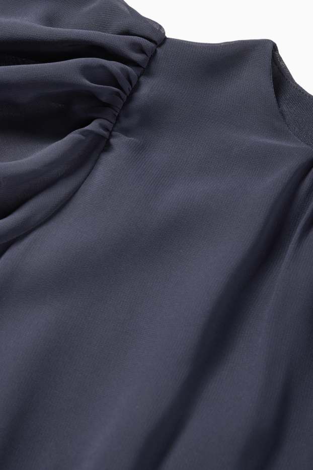 Niños: niñas - Vestido de chifón - azul oscuro
