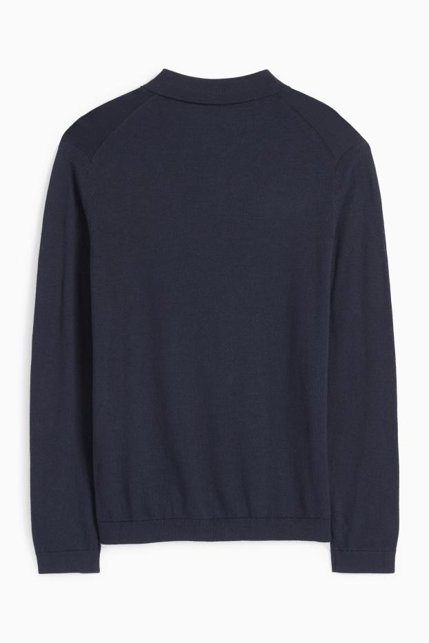 Enfants garçons - Pull - bleu foncé