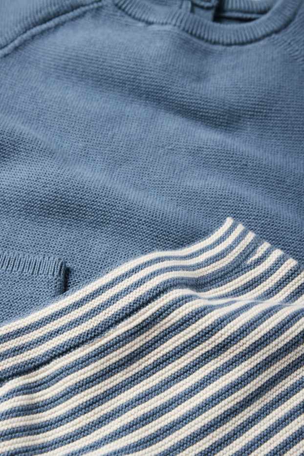 Baby Jungen - Baby-Outfit - 2 teilig - blau
