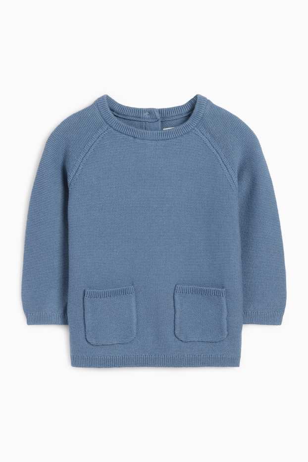 Baby Jungen - Baby-Outfit - 2 teilig - blau