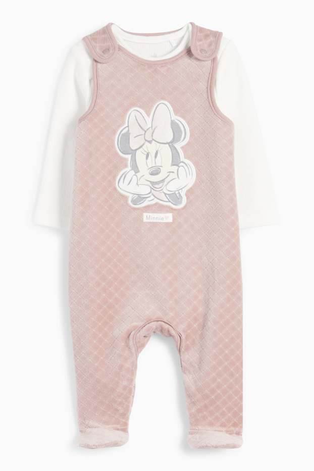 Baby: meisjes - Minnie Mouse - boxpakjeset - 2-delig - wit / roze
