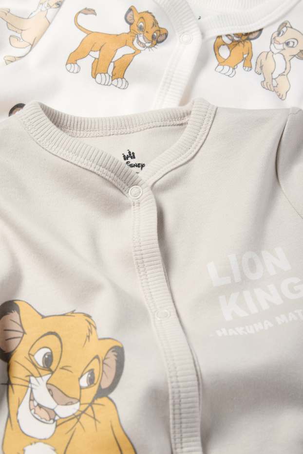 Nadó nena - Paquet de 2 - El Rei Lleó - pijama per a nadó - beix clar