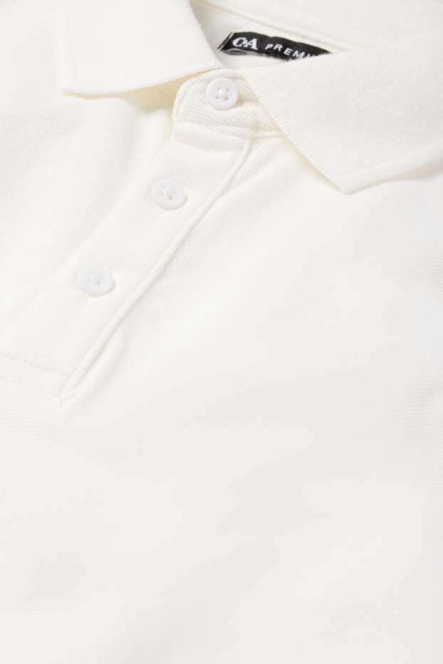 Children Boys - Polo shirt - white