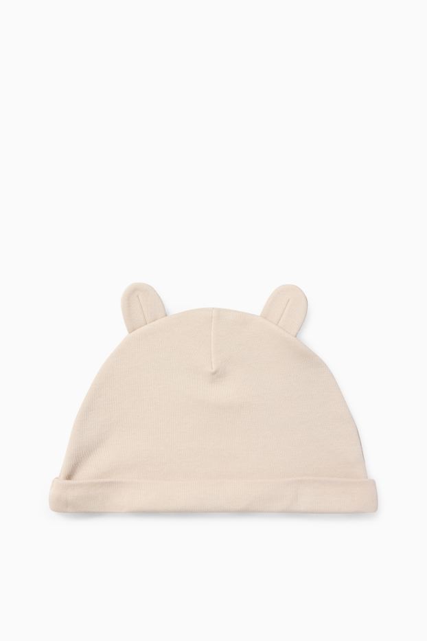 Unisex - Bosdieren - newbornset - 3-delig - licht beige