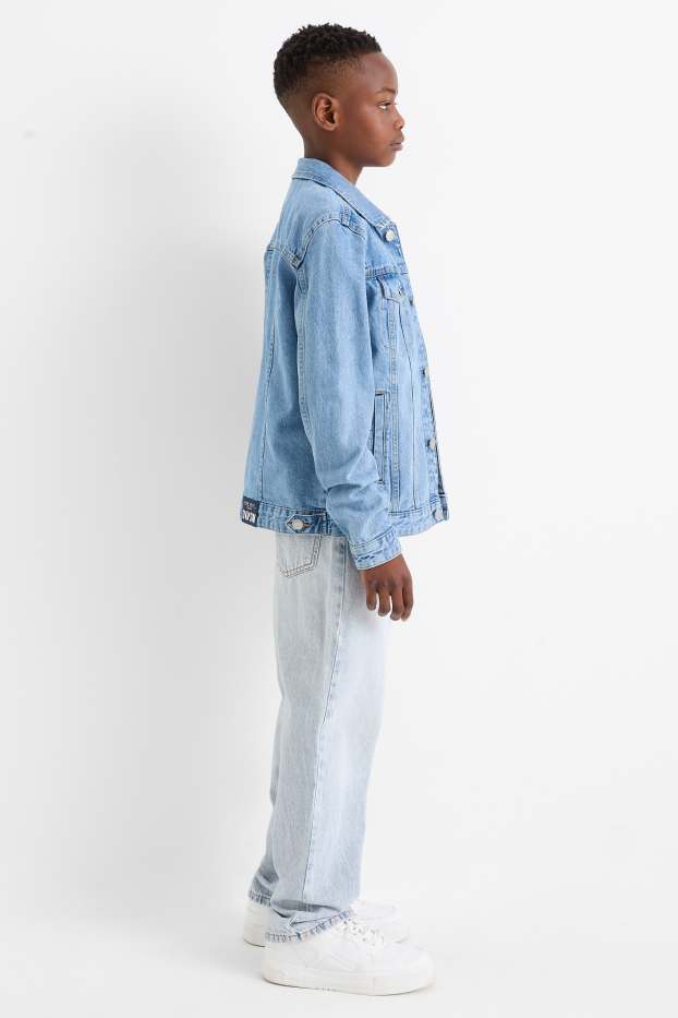 Children Boys - Loose fit jeans - denim-light blue
