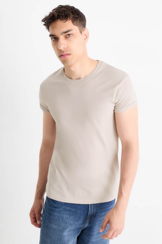 Bărbați - Tricou - bej