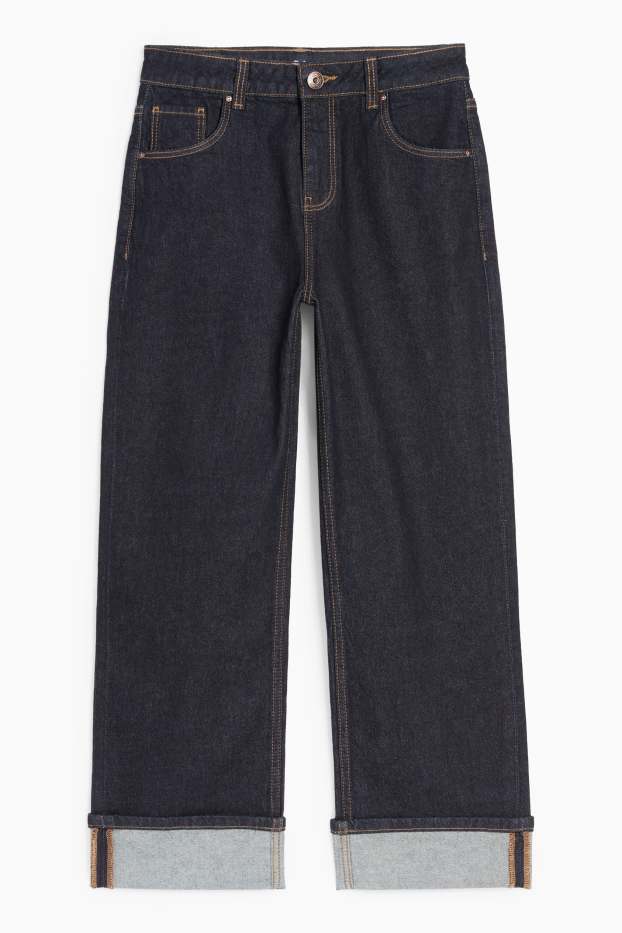 Children Girls - Baggy jeans - denim-dark blue