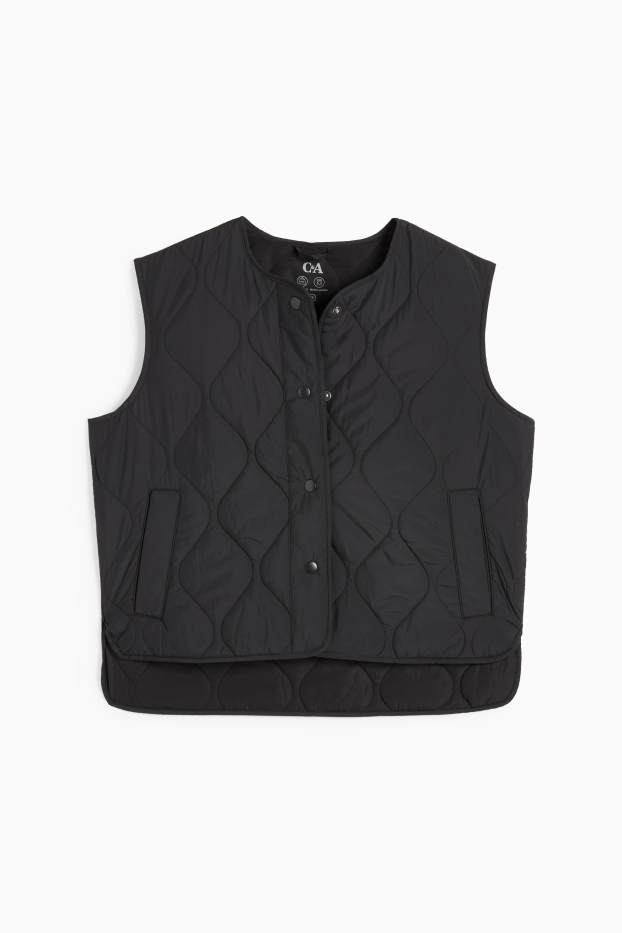 Dona - Armilla embuatada - negre