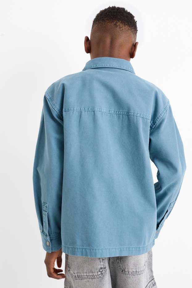 Enfants garçons - Veste-chemise - bleu