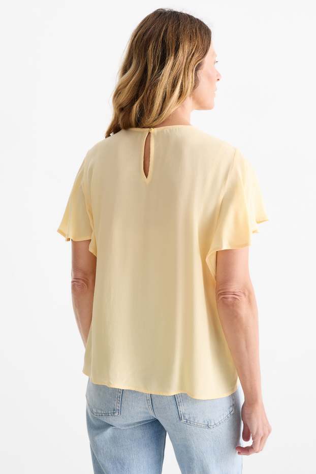 Damen - Bluse - gelb