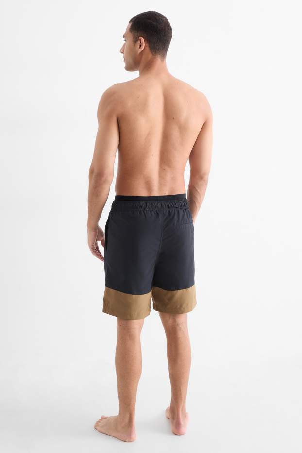 Hommes - Short de bain - bleu foncé