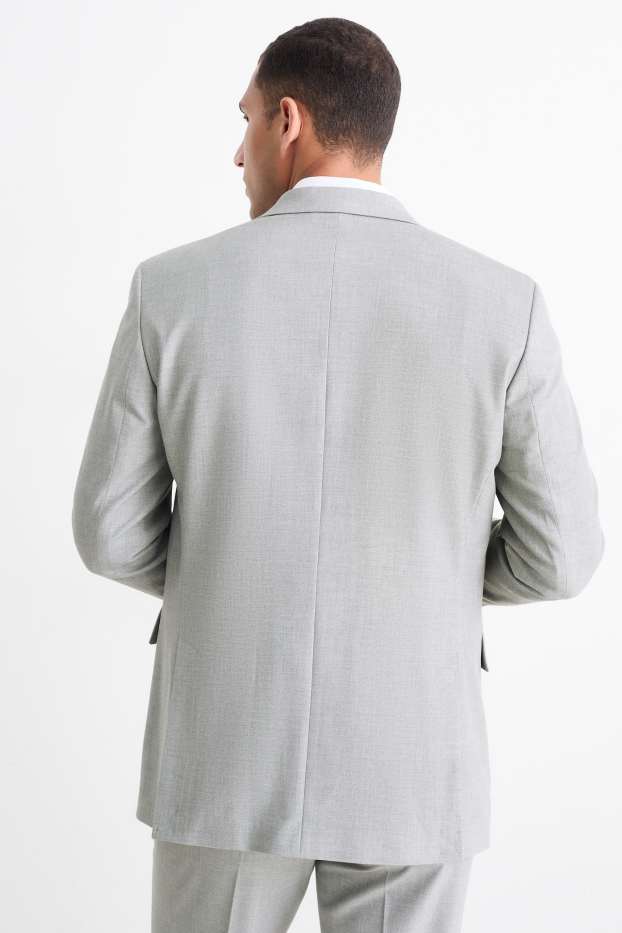 Hommes - Veste de costume - regular fit - Flex - gris clair