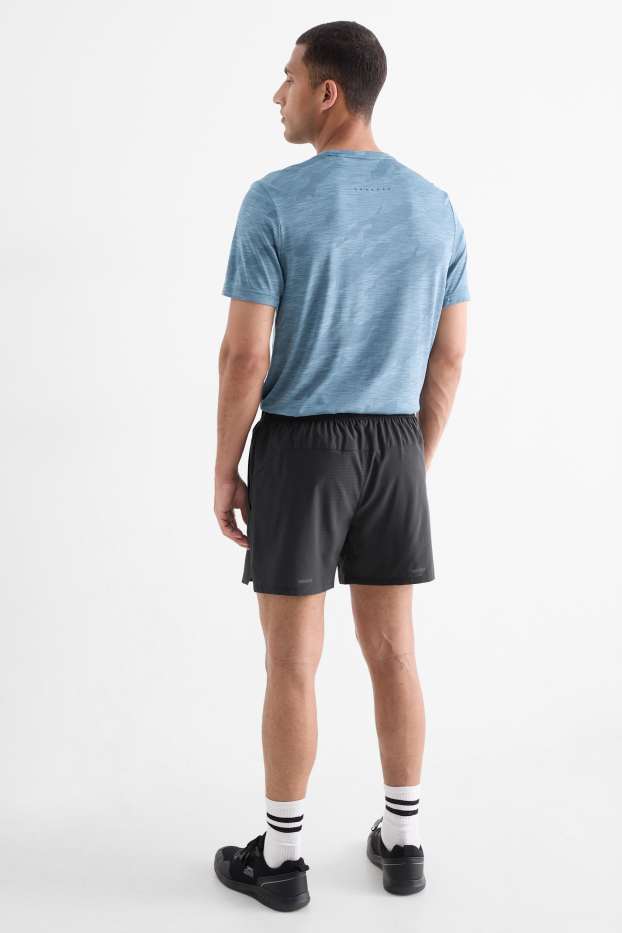 Herren - Funktions-Shorts - 4 Way Stretch - dunkelgrau
