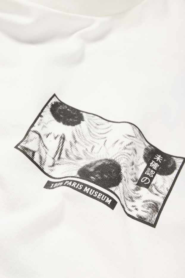 Hommes - T-shirt - oversize - blanc