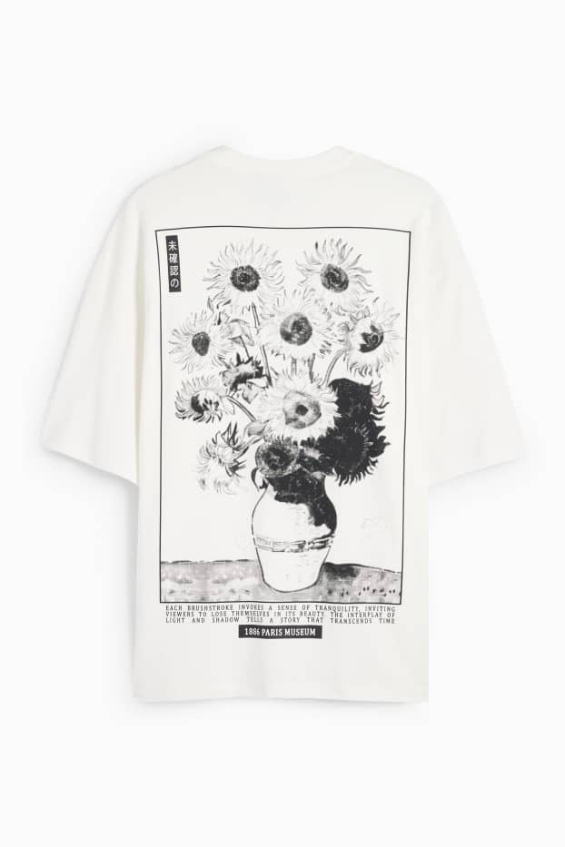 Hommes - T-shirt - oversize - blanc