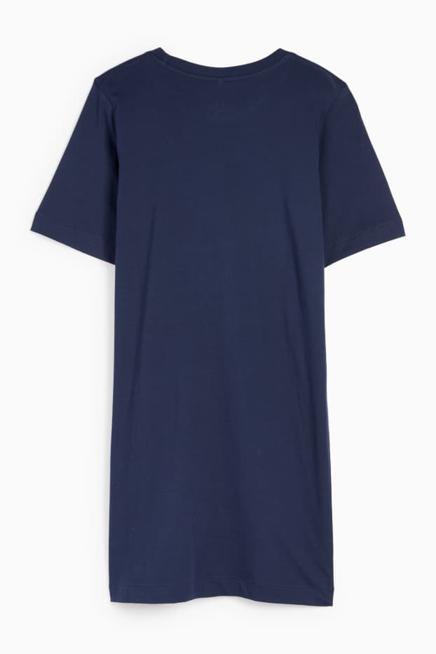 Dames - Nachthemd - Snoopy - donkerblauw