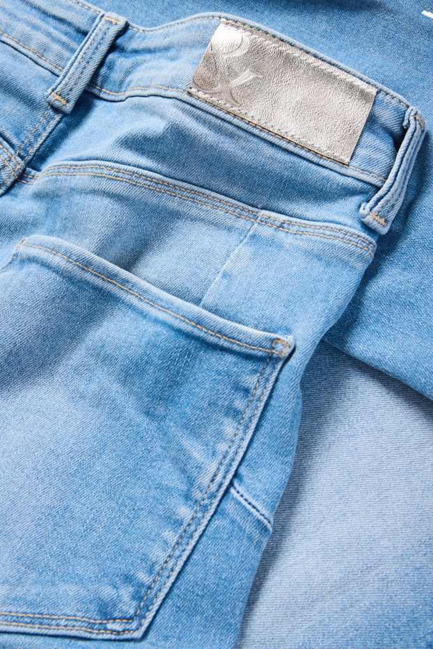 Damen - Slim Jeans - Mid Waist - Shaping Jeans - LYCRA® - helljeansblau