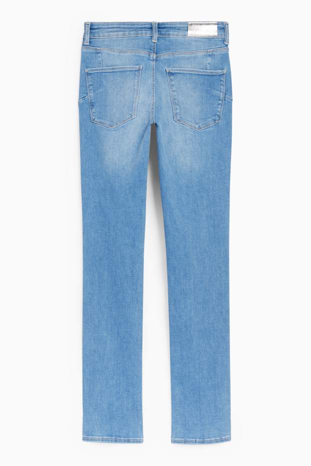 Damen - Slim Jeans - Mid Waist - Shaping Jeans - LYCRA® - helljeansblau