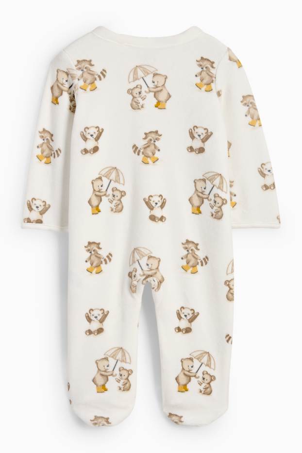 Bebés niños - Ositos - pijama para bebé - blanco