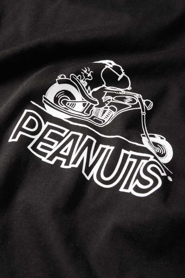 Bărbați - Tricou - supradimensionat - Peanuts - negru