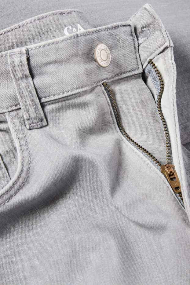 Mujer - Straight jeans - high waist - LYCRA® - vaqueros - gris claro