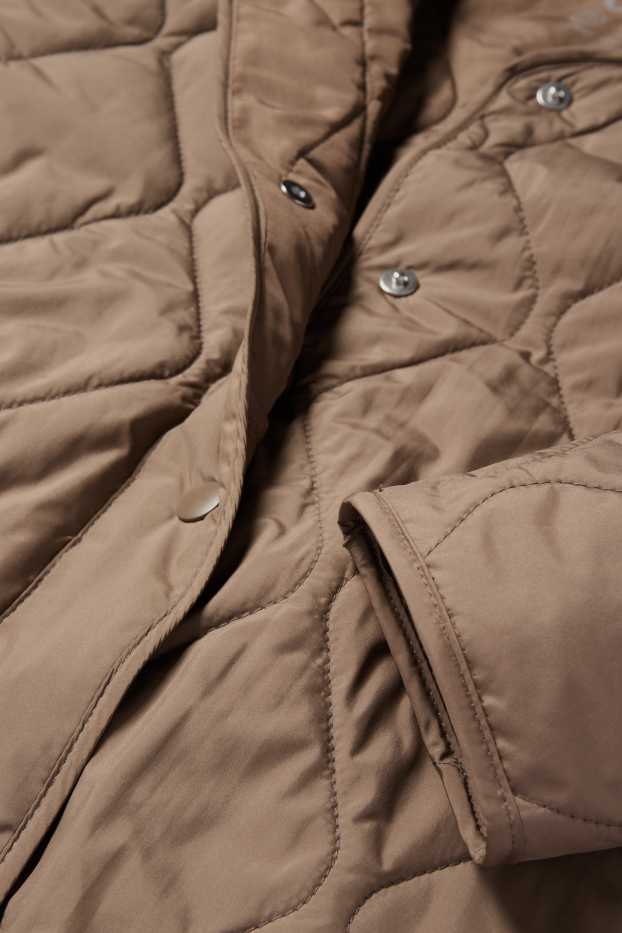 Damen - Steppjacke - braun