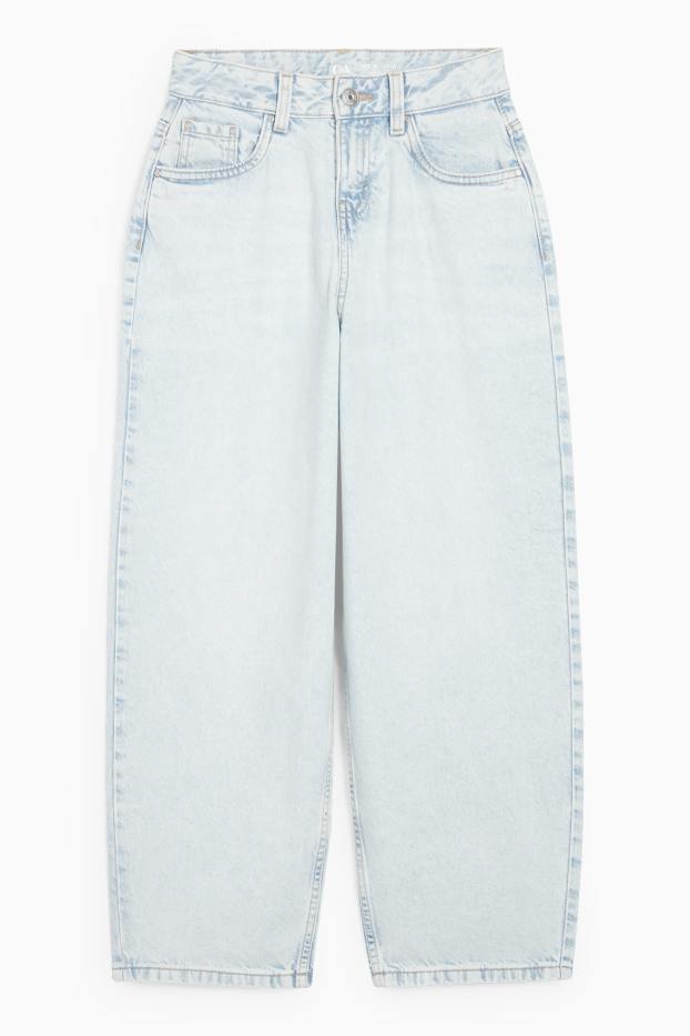 Bambine - Balloon jeans - jeans azzurro