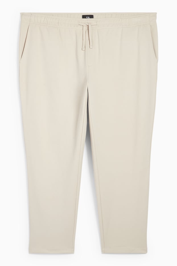 Herren - Jogginghose - strukturiert - hellbeige