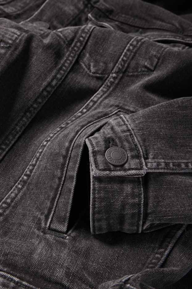 Herren - Jeansjacke - dunkeljeansgrau