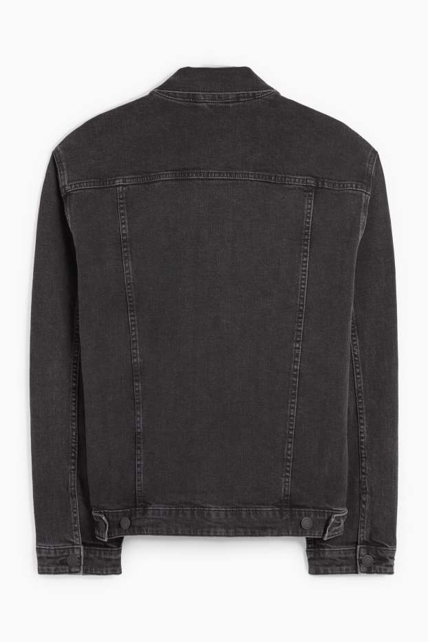 Herren - Jeansjacke - dunkeljeansgrau