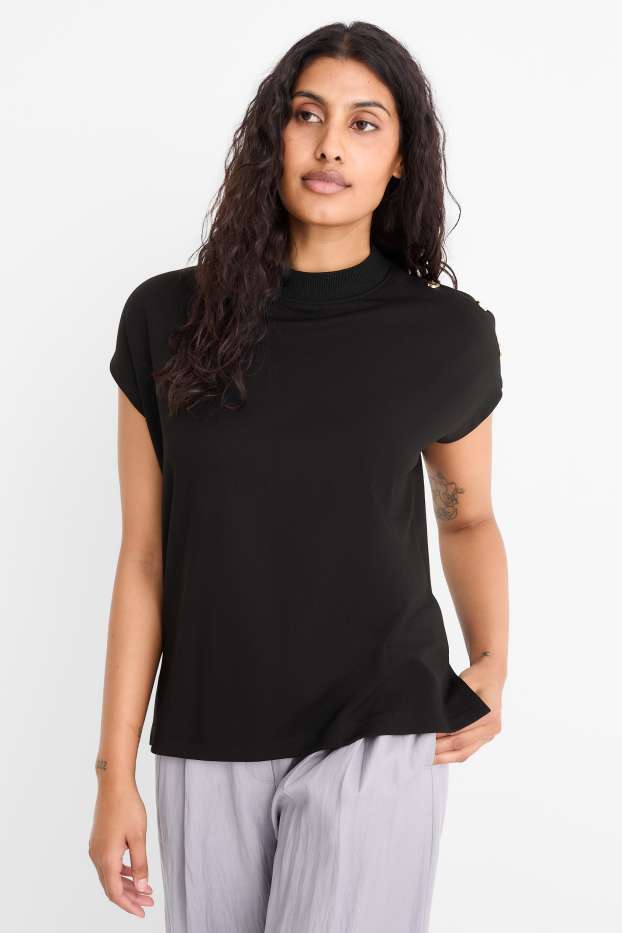 Donna - T-shirt - regular fit - nero