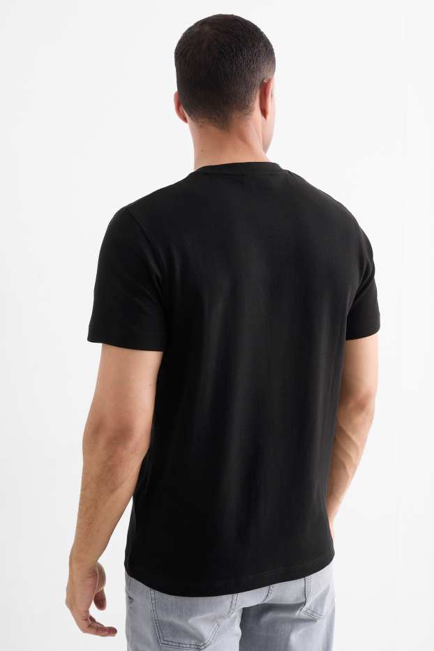 Hombre - Camiseta - regular fit - negro