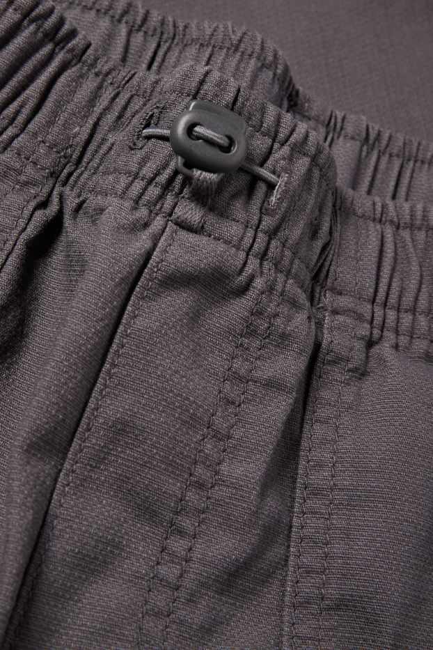 Kinder Buben - Cargohose - dunkelgrau