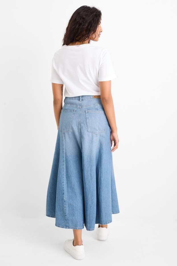 Mujer - Falda vaquera - vaqueros - azul