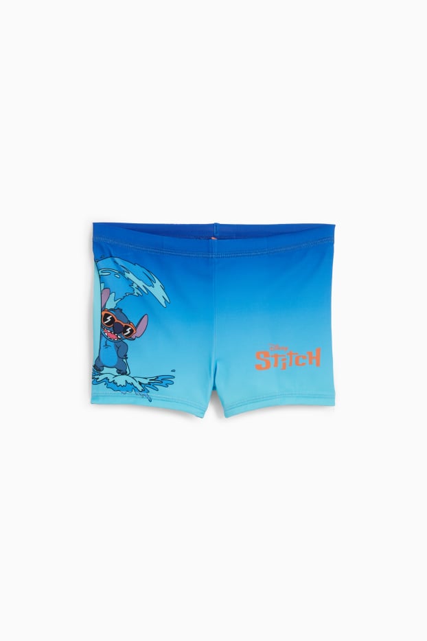 Kinder Buben - Lilo & Stitch - Badehose - LYCRA® XTRA LIFE™ - blau