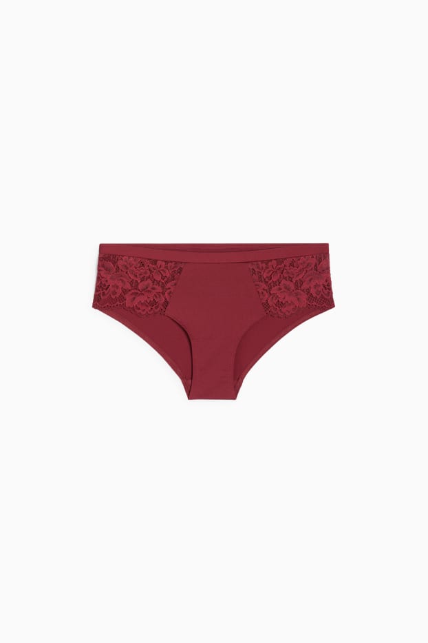 Dames - Hipster - donkerrood