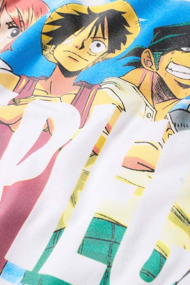 Kinderen: jongens - One Piece - T-shirt - wit