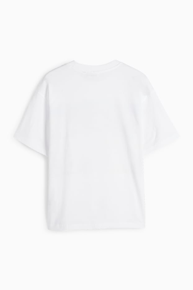 Kinderen: jongens - One Piece - T-shirt - wit