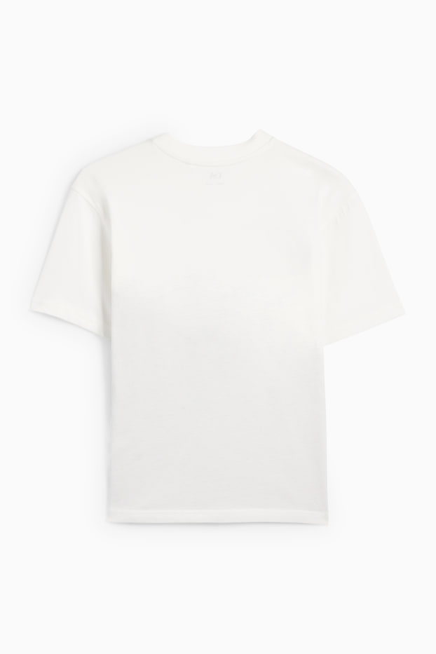 Kinder Buben - Download - Kurzarmshirt - weiß