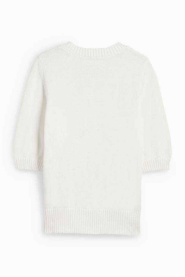 Women - Cardigan - white