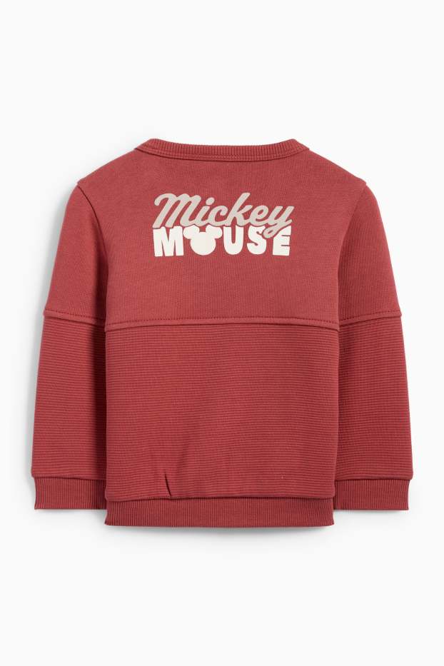 Bebés niños - Mickey Mouse - sudadera para bebé - rojo oscuro