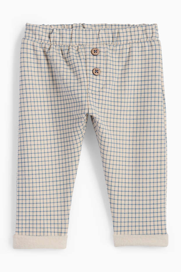 Baby Jungen - Baby-Outfit - 2 teilig - cremeweiss