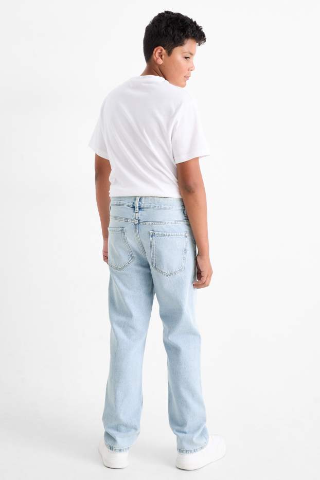 Kinder Jungen - Relaxed Jeans - helljeansblau