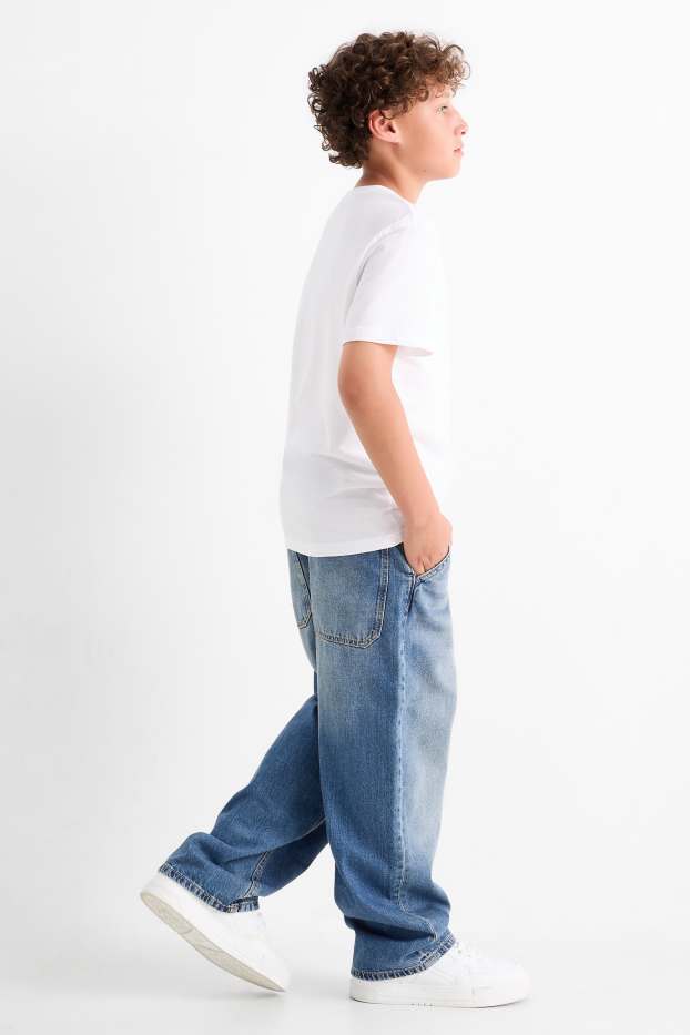 Děti - chlapci - Baggy jeans - džíny - modré
