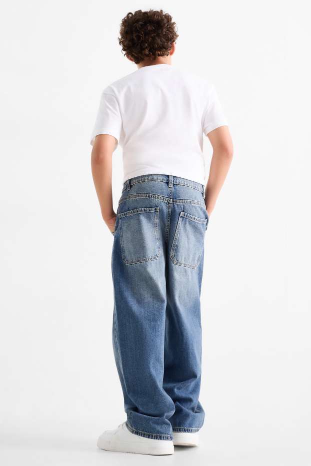 Děti - chlapci - Baggy jeans - džíny - modré