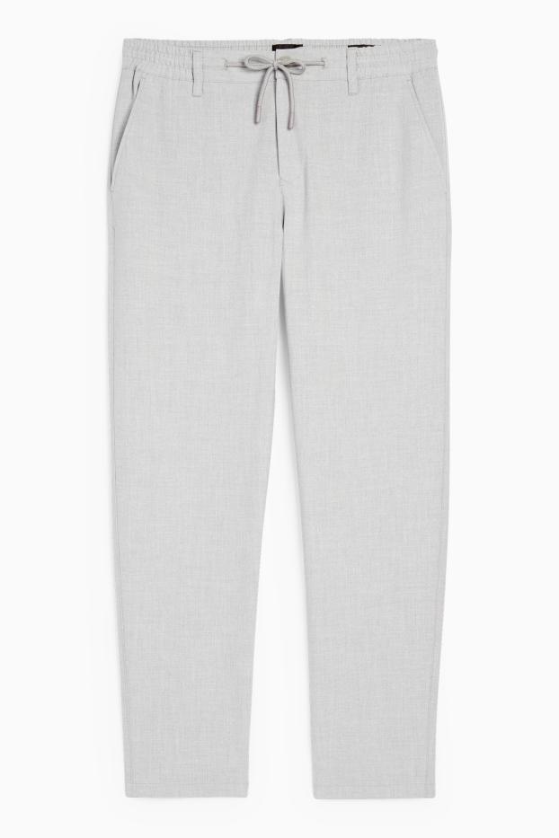 Herren - Chino - Tapered Fit - hellgrau