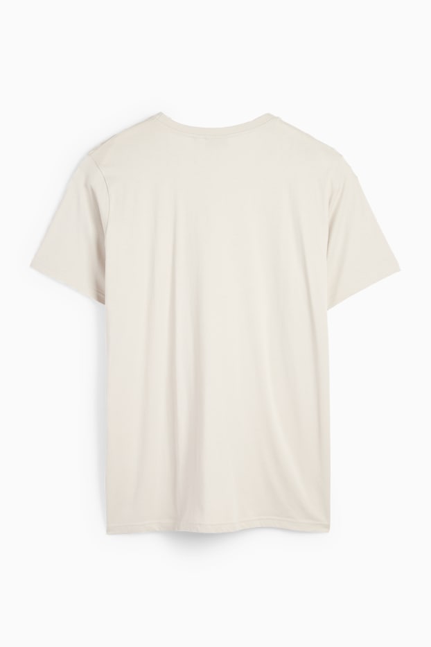 Hommes - T-shirt - relaxed fit - beige clair