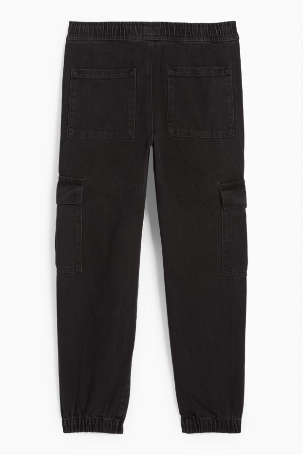 Niños - Cargo jeans - negro